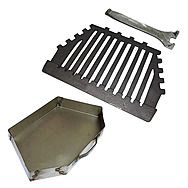 Dunsley Firefly 16 Inch Flat Fire Grate And Ashpan Set