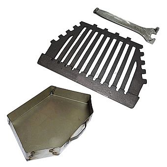 Picture of Dunsley Firefly 16 Inch Flat Fire Grate And Ashpan Set