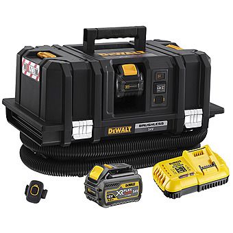 DEWALT DCV586MT2 54V FlexVolt M-Class Cordless Wet & Dry Dust Extractor 2 x 6.0Ah T-Stak