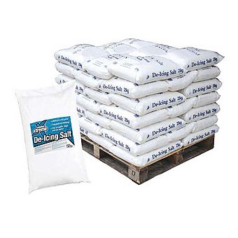 Pallet of De-Icing Rock Ice Salt 40 x 25kg Bags