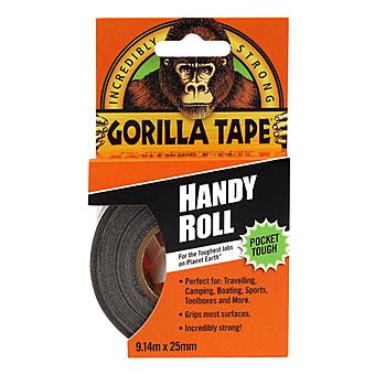 Gorilla Tape Black Handy Roll 9m