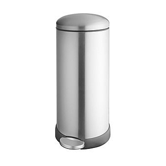 Addis 30L Retro Cushion Close Stainless Steel Bin