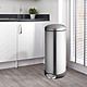 Addis 30L Retro Cushion Close Stainless Steel Bin