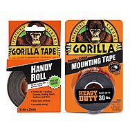 Gorilla Mounting And Handy Tape Twin Pack