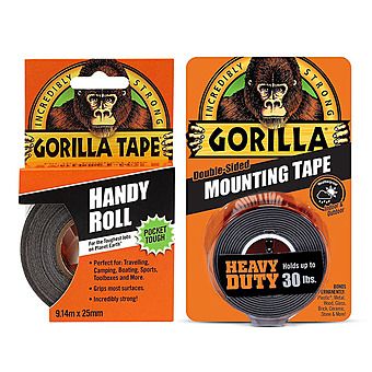 Gorilla Mounting And Handy Tape Twin Pack