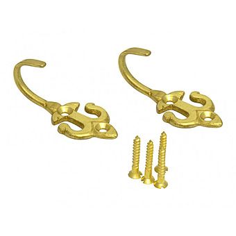 Centurion CW13P 50mm Fleur De Lys Tassel Hooks (2PK)