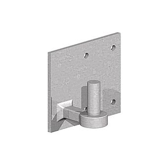 Picture of Field Gate Hook On Plate 4" x 6" x 3/4"