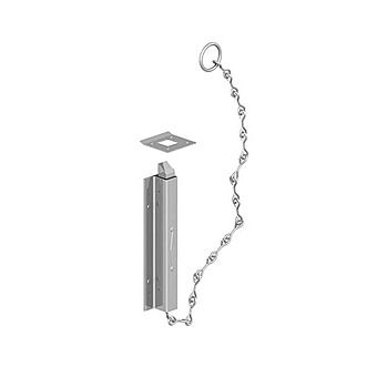 Square Shoot Chain Bolt 200mm x 5/8"
