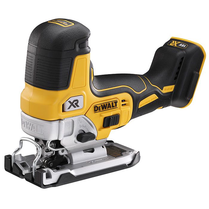DEWALT 20V MAX XR Cordless Barrel Grip Jigsaw, (2) 20V MAX XR Premium