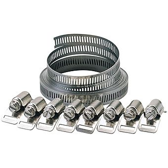 Draper 55592 12mm Wide Hose Clamp/Jubilee Clip Set
