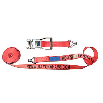 Ray Grahams Branded 4 Tonne Ratchet Strap 8m x 50mm
