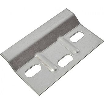 Centurion CJ33P BZP Ribbed Wall Plate (2PK)