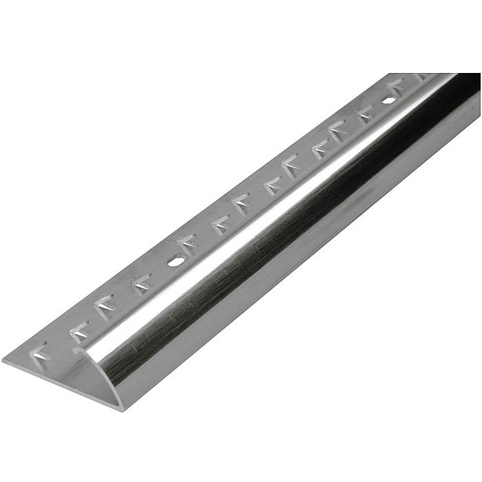Interfloor Polished Aluminium Carpet Bar Finishing Edge 2700mm Ray