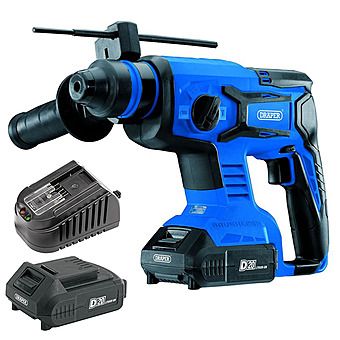 Draper 00592 D20 20V Brushless SDS+ Rotary Drill 2 x 2.0Ah Li-ion