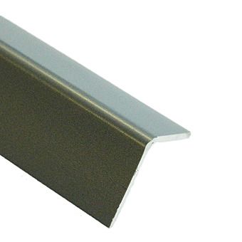 Grey PVC Corner Profile 2 Metre 20x20mm