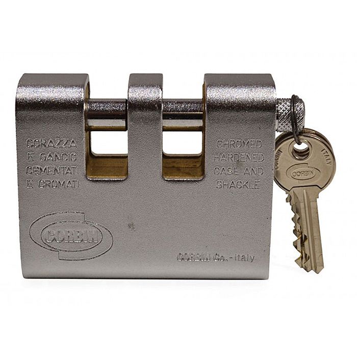 90mm Double Link Armour Plated Padlock Ray Grahams DIY Store