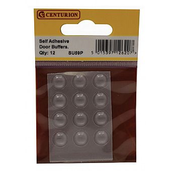 Centurion SU59P10mm Diameter Self Adhesive Door Buffers 12pk