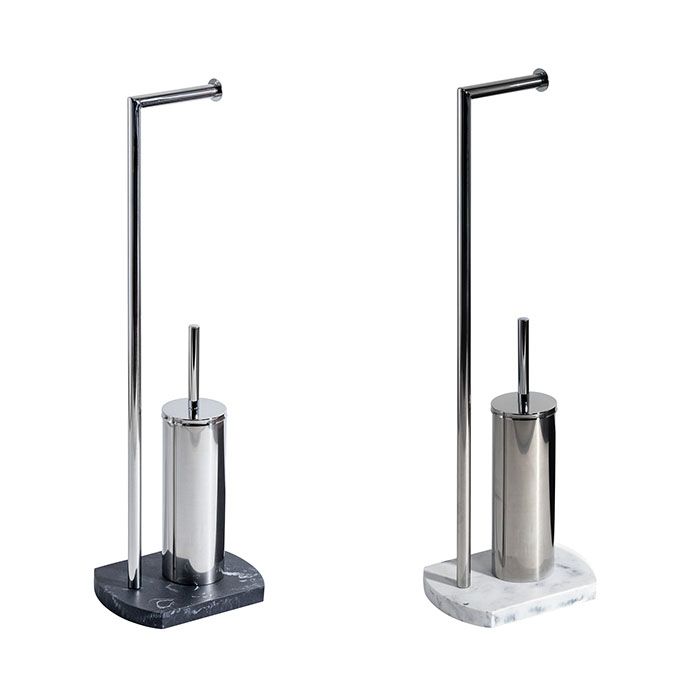 Octavia Toilet Roll Holder And Brush Combo Ray Grahams DIY Store