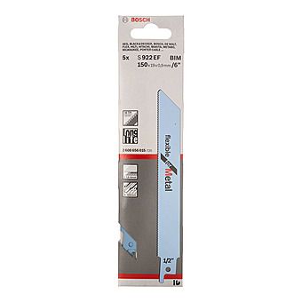 Bosch S922EF 5 x Recip Blade For Reciprocating Saws