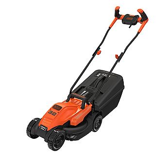 Black & Decker BEMW451BH 32cm 1200W Lawn Mower With Bike Handle Electric Lawnmower