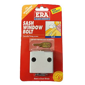 ERA Sash Window Bolt White 81422