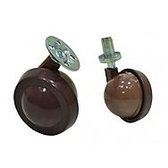 45mm (No 46) Shepherd Type Peg Fix Castors  (Pack of 2)