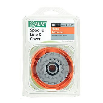 ALM 1.5mm x 5m x 2 Spool And Line With Cover For Flymo Twin Lines