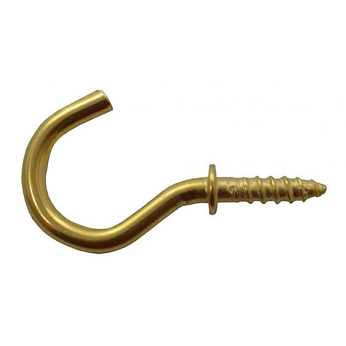 19mm Brass Cup Hooks 5 Pack Ray Grahams DIY Store