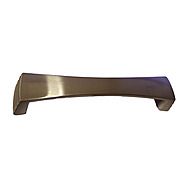 Stepped D Handle Brushed Nickel 128mm