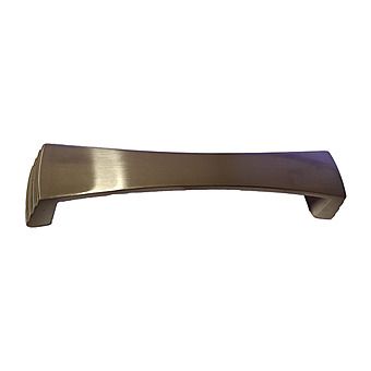 Stepped D Handle Brushed Nickel 128mm