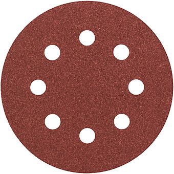 Bosch 125mm Orbital Sanding Discs 6pk Random 2608605112