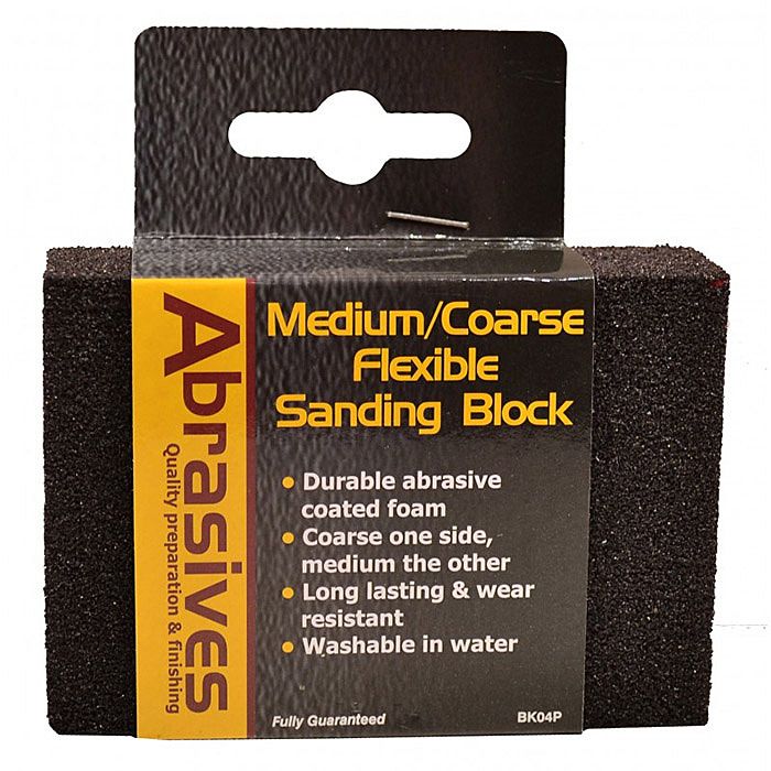 Medium/Coarse Flexible Sanding Block Ray Grahams DIY Store