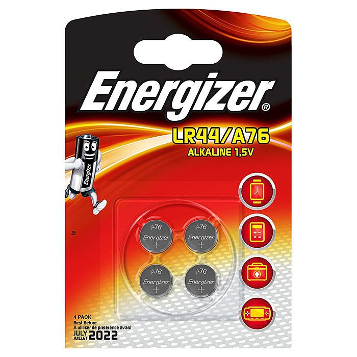 Energizer LR44 Alkaline Batteries 4 Pack Ray Grahams DIY Store