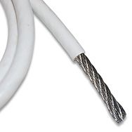 Galvanised PVC Coated Wire Rope 7x7 strands 6mm x 1m