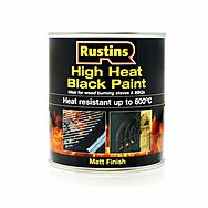 Rustins High Heat Black Paint 500mL