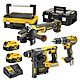 DEWALT DCK306P2T 18V XR Triple Pack Featuring DCD796, DCH273, DCG405 2 x 5.0Ah