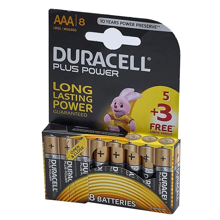 Duracell LR03 AAA Batteries Pack Of 8 - Ray Grahams DIY Store