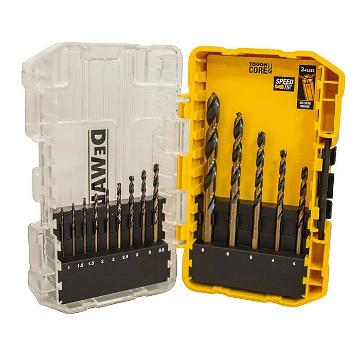 DeWalt DT70727 14 Piece Black & Gold HSS Drill Bit Set Ray Grahams