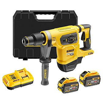 DeWalt DCH481X2 54V Flexvolt SDS Max Rotary Hammer Drill 2 x 9.0Ah Batteries DCH481 Kit