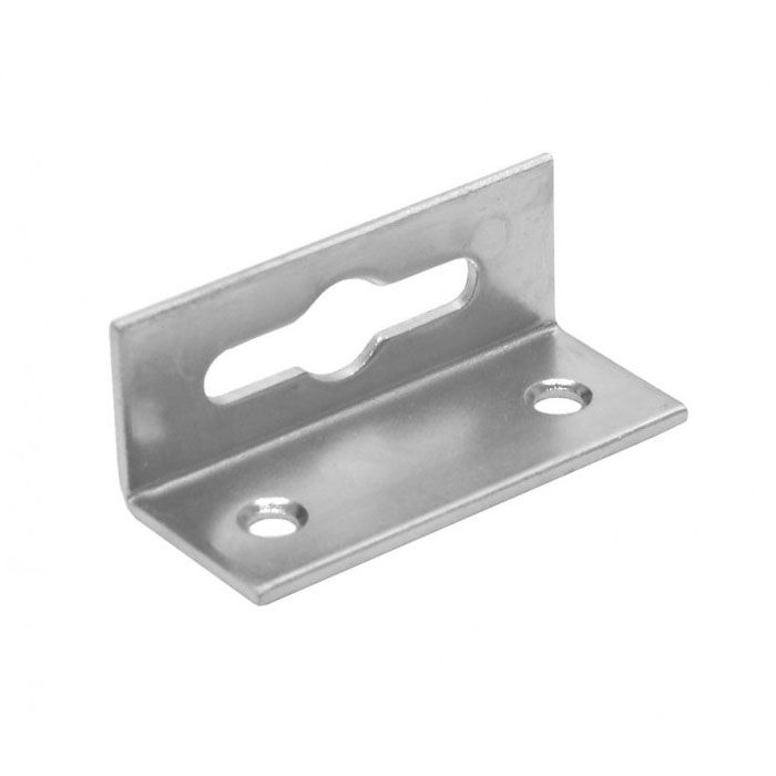 20.5 x 19.5 x 48mm BZP Keyhole Hanging Bracket - Ray Grahams DIY Store