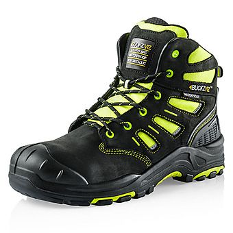 Picture of Buckbootz Buckzviz BVIZ2 YL BK Safety Boots High-Viz Black & Yellow S3 HRO WRU SRC