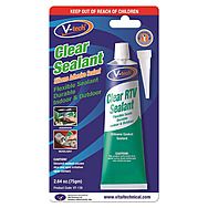 V-Tech VT-130 Clear Silicone Adhesive Sealant 75g