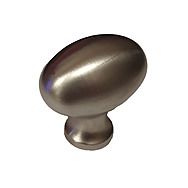 Stainless Steel Oval Cupboard Knob