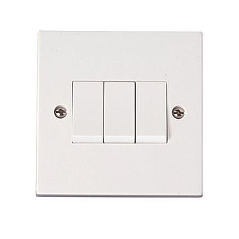 3 Gang 2 Way Light Switch 