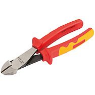 Draper 200mm VDE Approved Fully Insulated High Leverage Diagonal Side Cutters