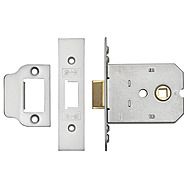 Eurospec 3" Flat Latch Satin Chrome