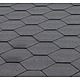 Black Hexagon Shingles 3 Square Metres