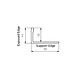 Homelux 2.5m x 10mm Brushed Steel Straight Edge Tile Trim