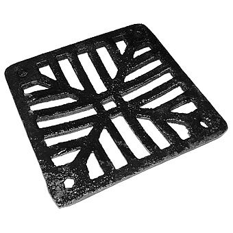 Square Cast Iron Gully Grid 150 x 150mm