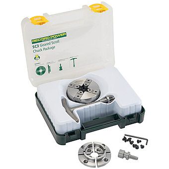 Picture of Record Power SC3 Geared Scroll Chuck